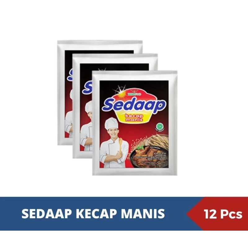 

kecap manis SEDAAP kemasan renceng 12 x 16 ml