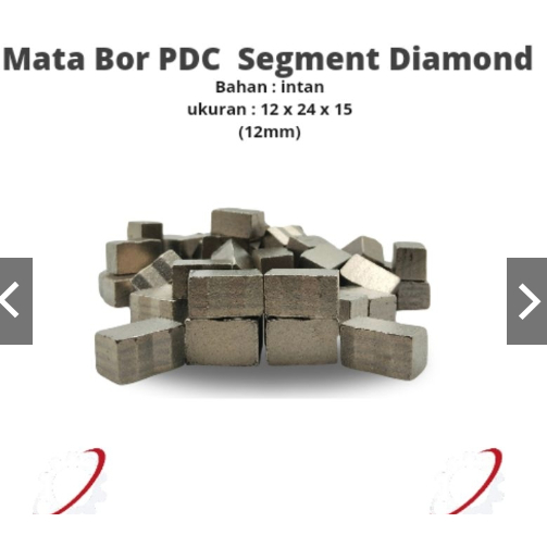 segmen mata bor sumur 24*14*14.5 (14mm) / segment bor sumur/diamond segment