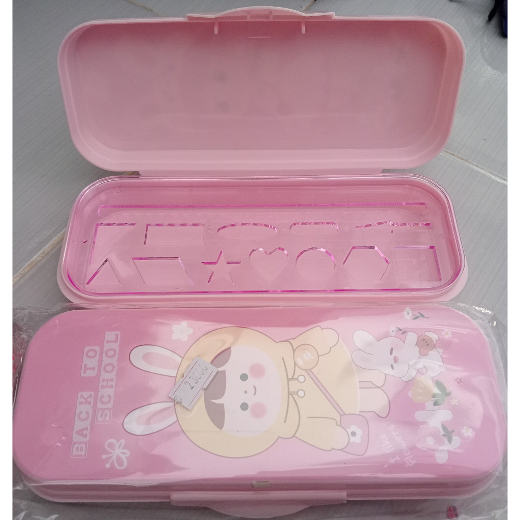 

Tempat Pensil Menarik susun 2 skat bisa menjadi penggaris