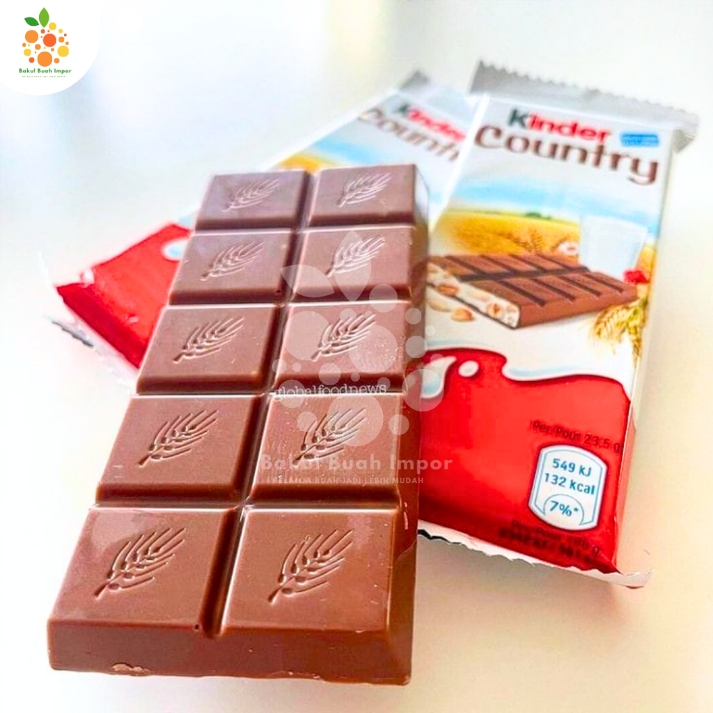 

Kinder Country Chocolate | Coklat Wafer Sereal [ 23.5 Gr ]