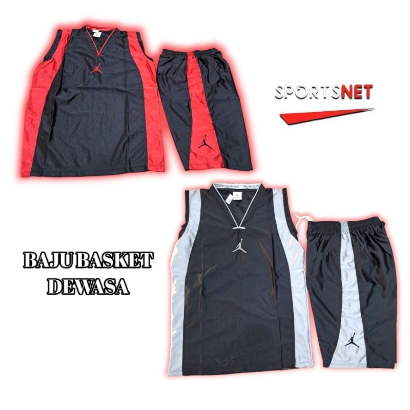 Stelan Baju Olahrga Basket / Baju Basket Jordan Dewasa / Baju Basket Pria / Wanita Dewasa
