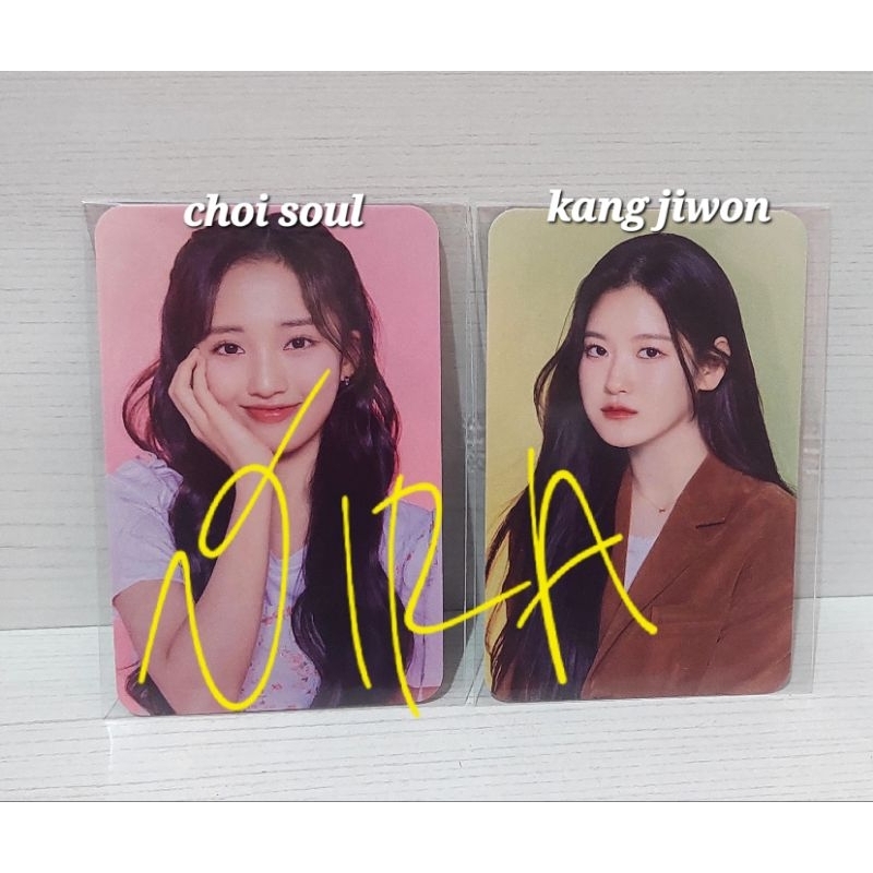 ILAND2 I-LAND2 PHOTOCARD PC CHOI SOUL KANG JIWON