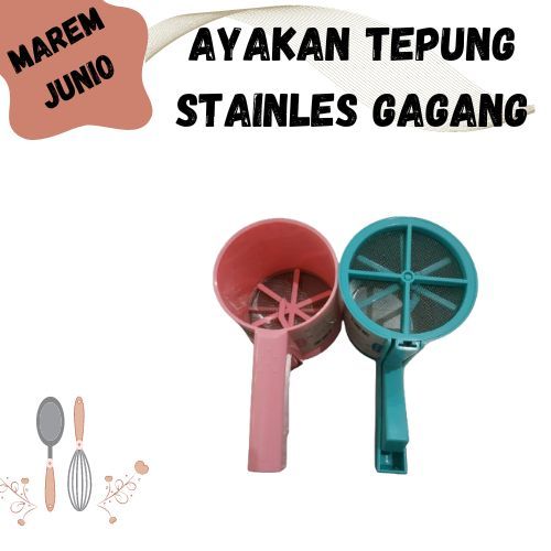 Ayakan Tepung Stainles Gagang