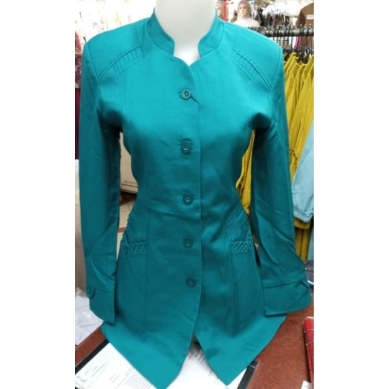 Seragam Dinas Guru Tosca || Setelan Blazer Hijau Tosca