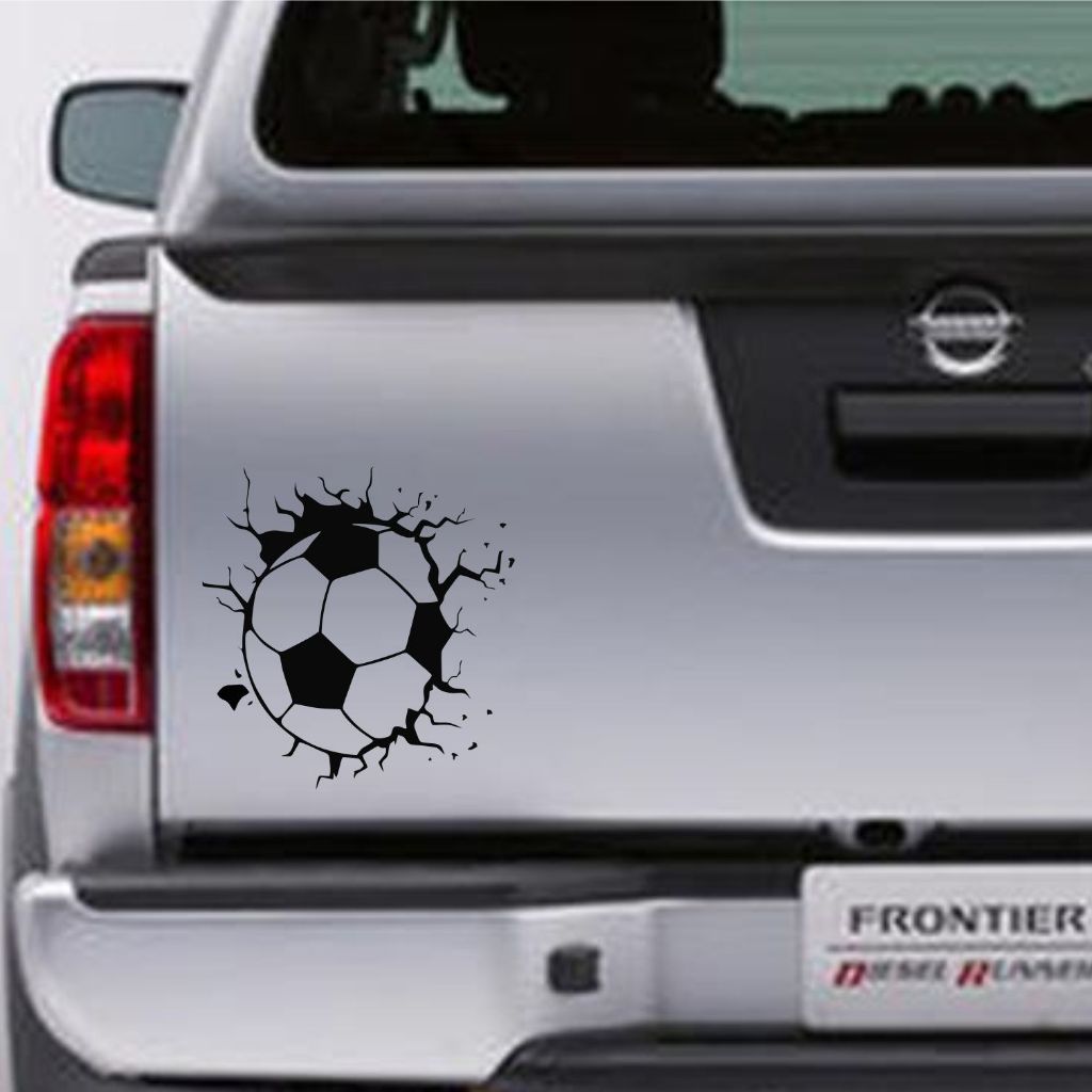CUTTING STICKER MOBIL BOLA STIKER BAGASI MOBIL KEREN BERKUALITAS