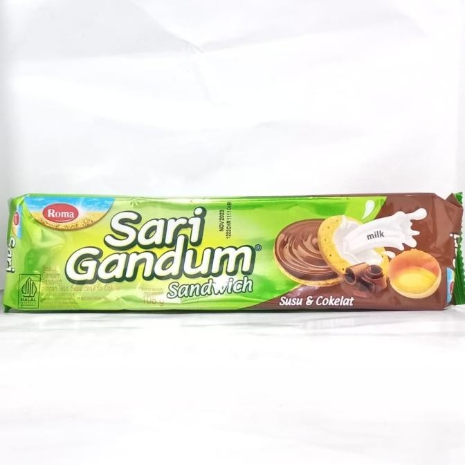 

Roma Sari Gandum Sandwich Susu & Cokelat 108 gr