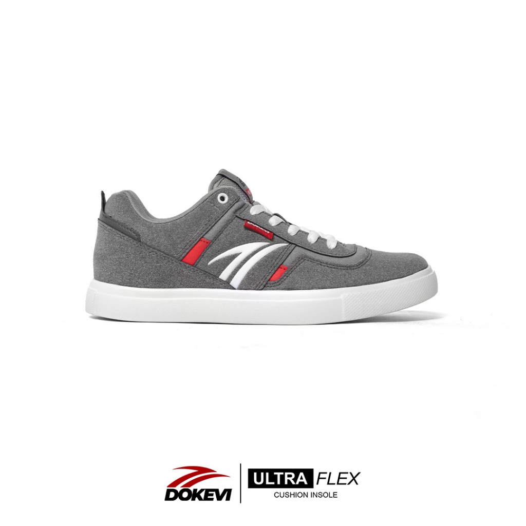 DOKEVI Shoes Murphy Grey Sepatu Sneakers