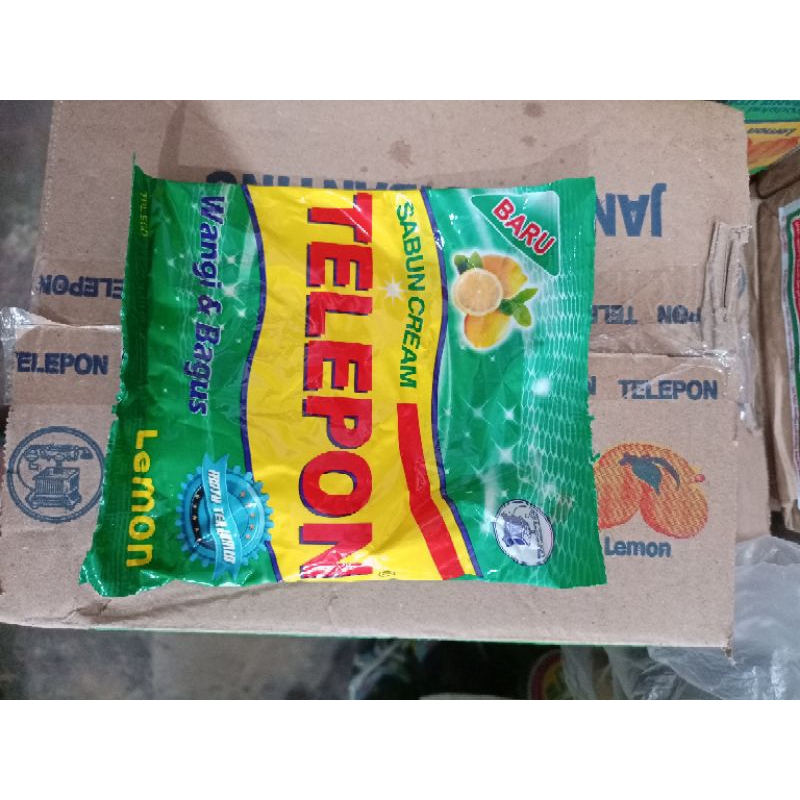 sabun cream telepon lemon