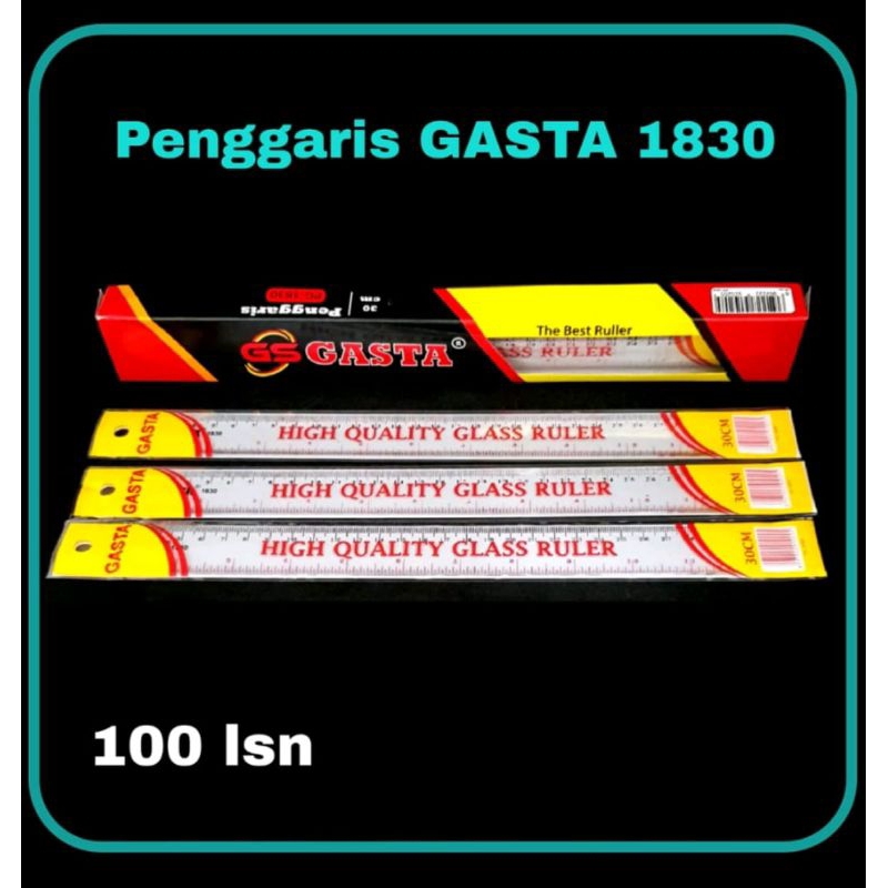 

(12pcs)Penggaris Gasta 30cm/garisan 30cm/penggaris murah