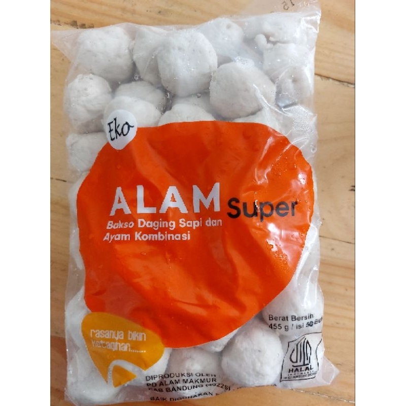 

bakso alam super EKO Putih isi 50