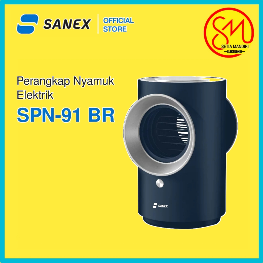 Sanex SPN-91 Perangkap Nyamuk Elektrik LED Ultraviolet Biru/Putih