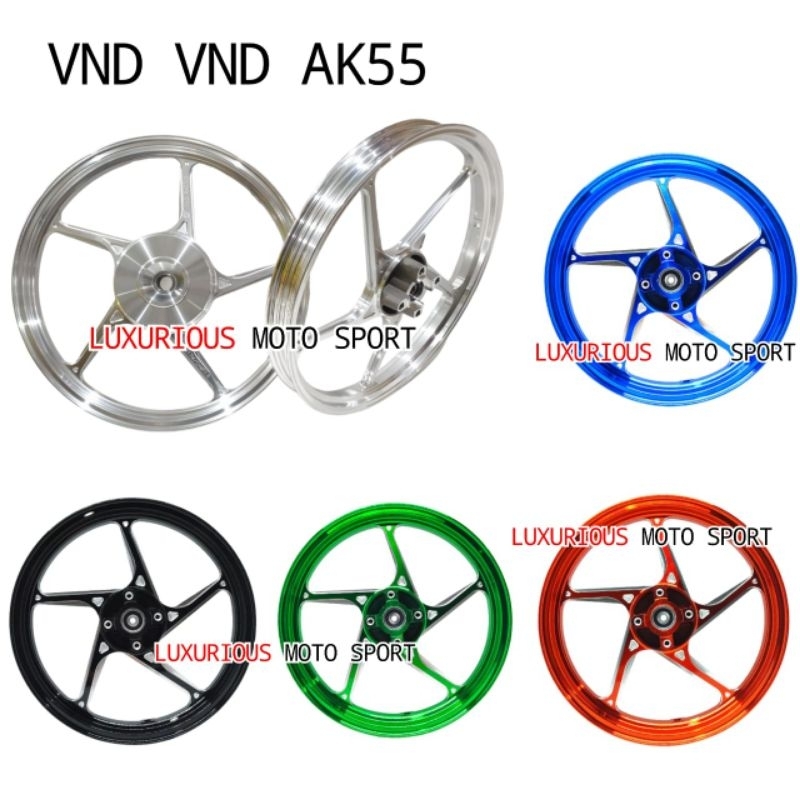 velg vnd ak55 ring 14 beat velg vnd vario110 pelek racing beat new velg vnd bintang p5 scoopy velg v