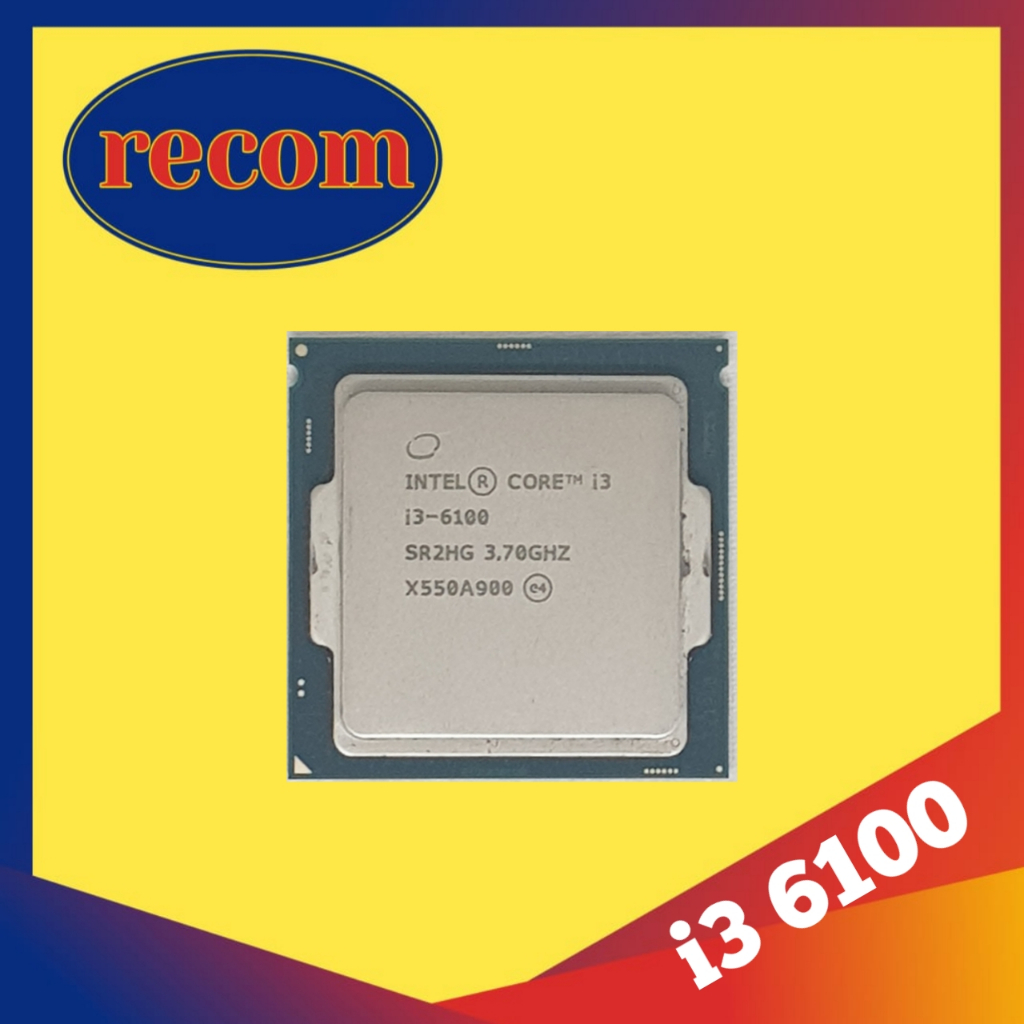 PROCESSOR INTEL CORE i3 6100 GARANSI 1 TAHUN / 1 BULAN