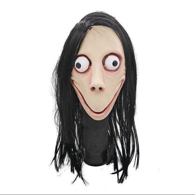 Topeng Hantu Momo Topeng Latex Horror Party Halloween Mask Impor Premium