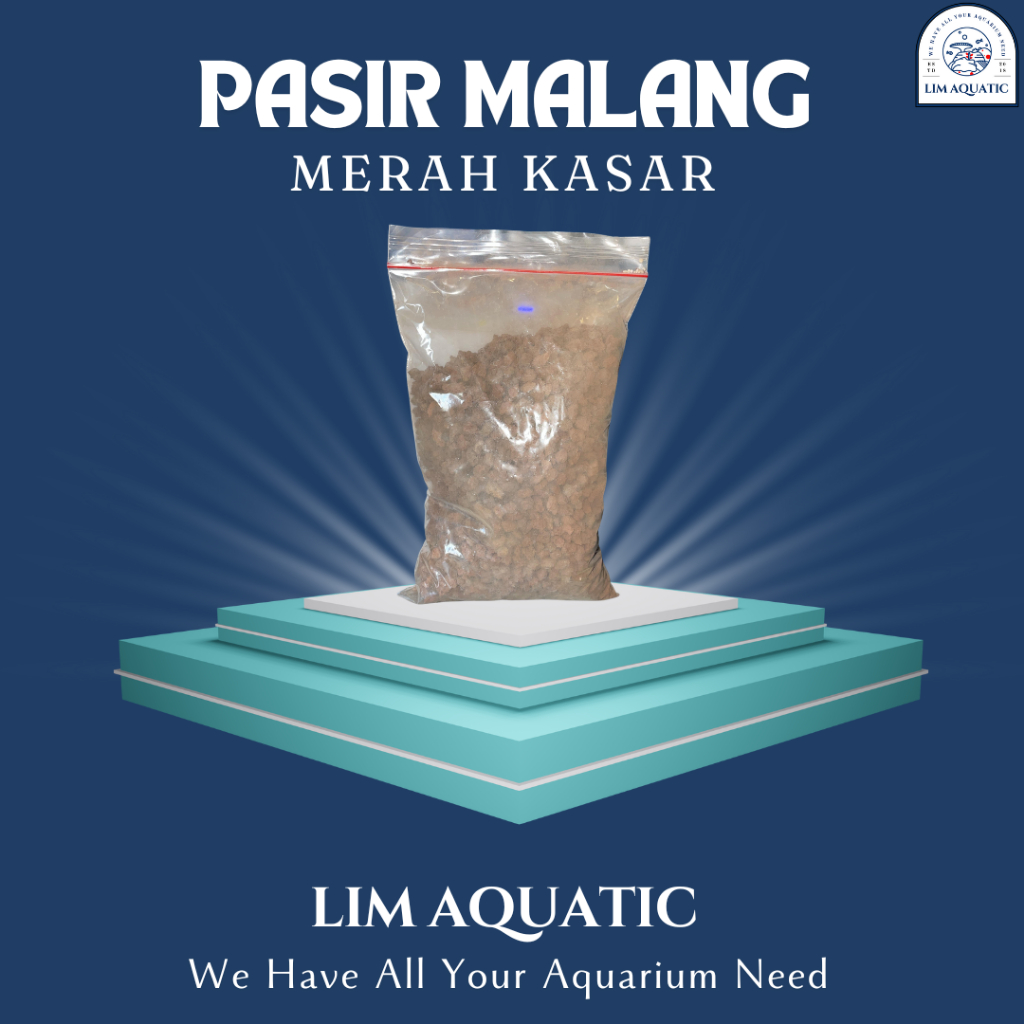 PASIR MALANG MERAH HALUS REPACK / PASIR MALANG MERAH HIASAN AQUARIUM