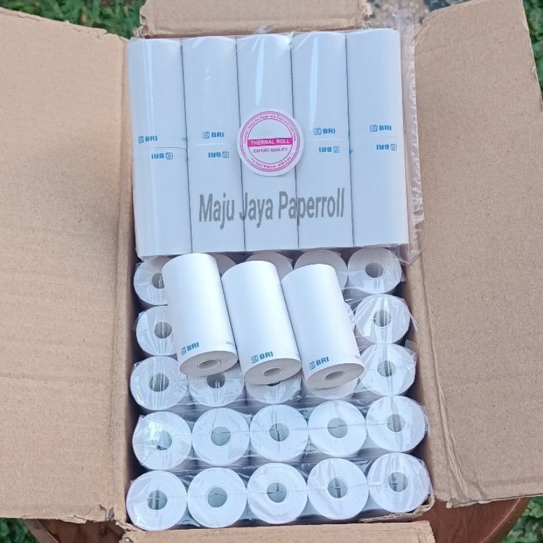 

KERTAS THERMAL EDC BRILINK LOGO BANK BRIPAKET 1 ROLL KODE U6I9