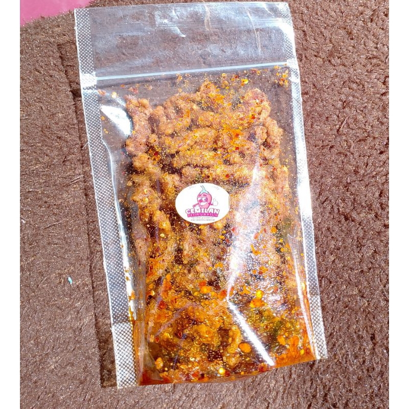 

Usus ayam crispy pedas gurih 200gram