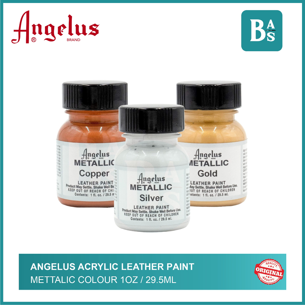 

Angelus - Acrylic Leather Metallic 1oz 29.5ml - Bali Artemedia