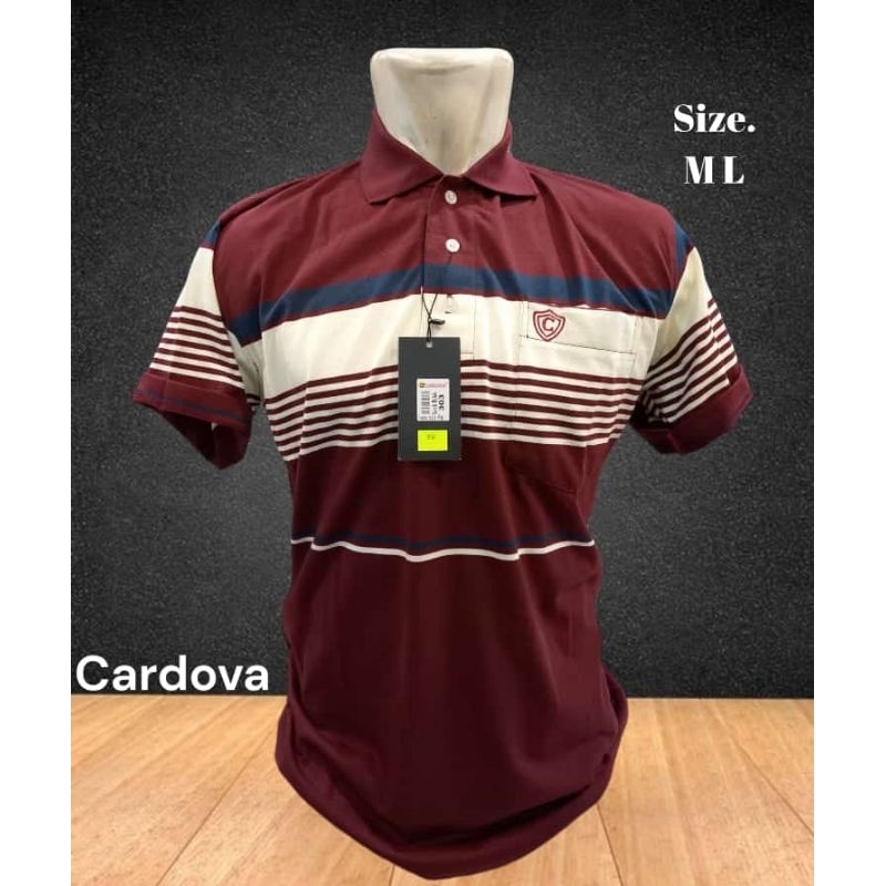 Kaos Krah Cardova Salur | Krah Garis Garis | Krah Bapak Bapak