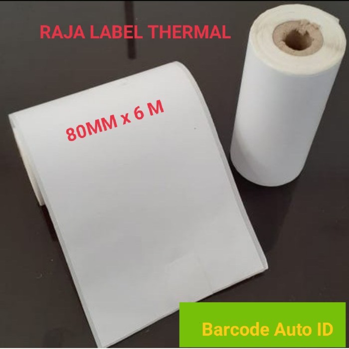 

Label sticker thermal 80MMx6M-Printer Panda 80B-R80, Argox,TSC 10 Roll