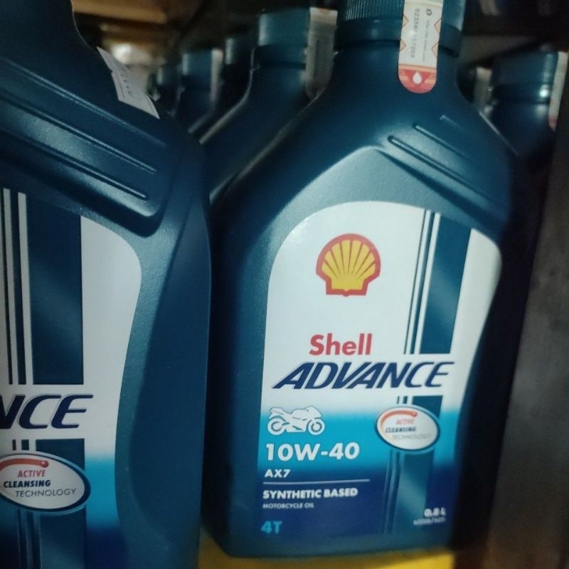 Oli shell Advance 10W-40 A X 7