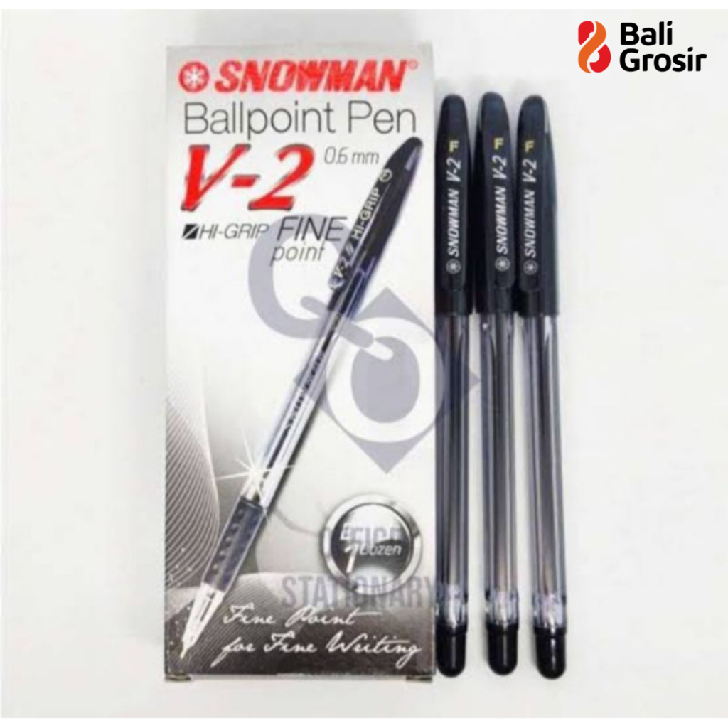 

BALI GROSIR - (12pcs) PEN / PULPEN / BALLPOINT SNOWMAN V2