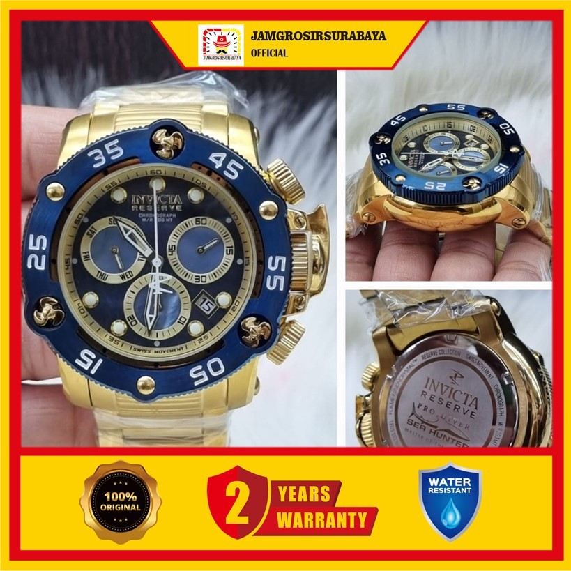 PROMO Jam Tangan Pria Invicta Sea Hunter 28552 28553 28550 Original BM Garansi 2 Tahun [✔COD]