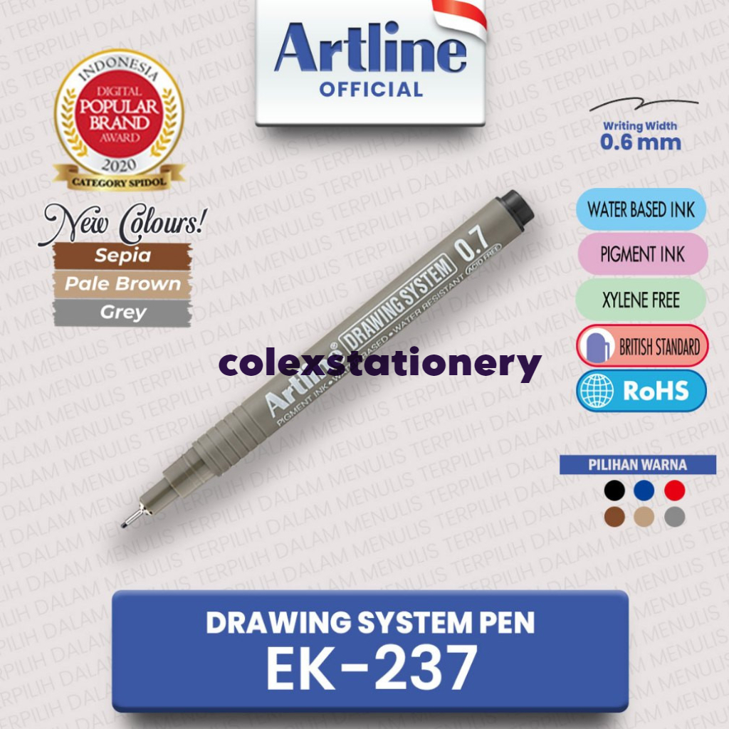 

Drawing Pen / Pulpen Drawing / Pulpen Gambar Artline EK-235 0.7mm