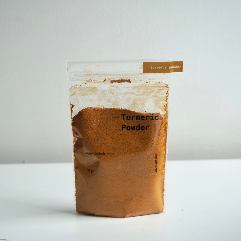 

herbmarkt — bubuk kunyit bumbu masakan rempah kering dried herbs ecer turmeric powder