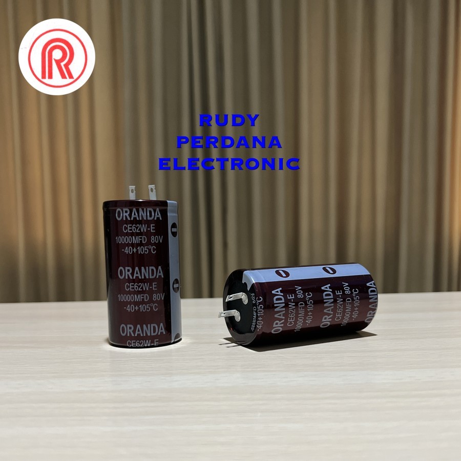 KAPASITOR ELCO ELKO 10000UF 80V 10000 UF 80 VOLT ORANDA