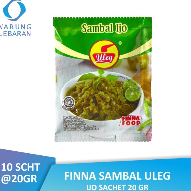 

KODE PRODUK IRY9N6242 Finna Sambal Uleg Ijo Sachet 1 x 2gr