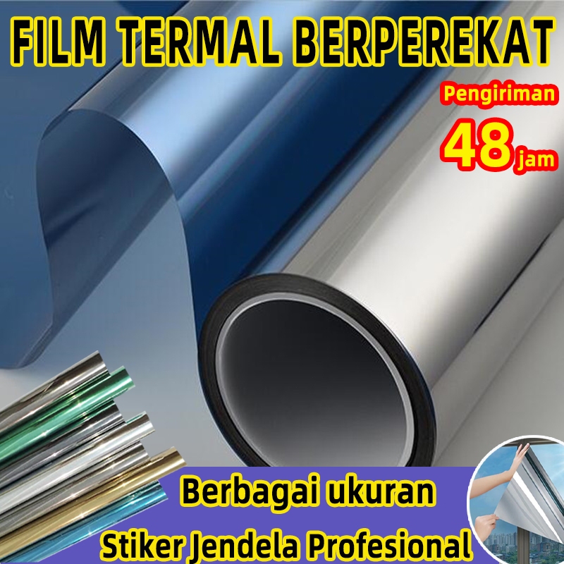 【Upgrade Spesial】kaca film cermin stiker kaca kaca film cermin jendela rumah kaca stiker cermin
