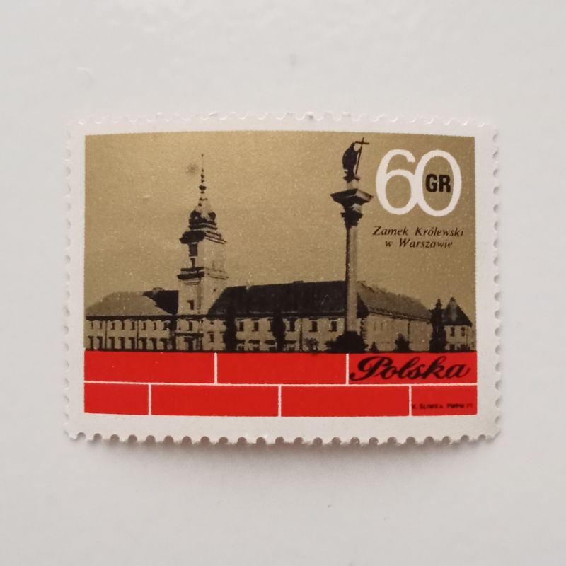 

Perangko Polandia 60 Gr Royal Castle Warsaw Mint - Prangko Poland