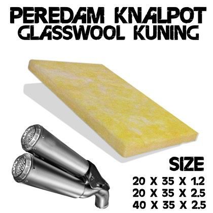 Glasswool - Peredam knalpot - Glasswool knalpot - Gasbul Knalpot Anti Bakar - Gaswool Knalpot Racing