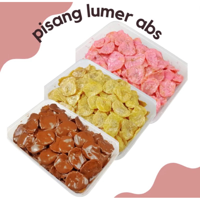 

KRIPIK PISANG LUMER TERLARIS | COKLAT | STRAWBERY | TIRAMISU | TARO