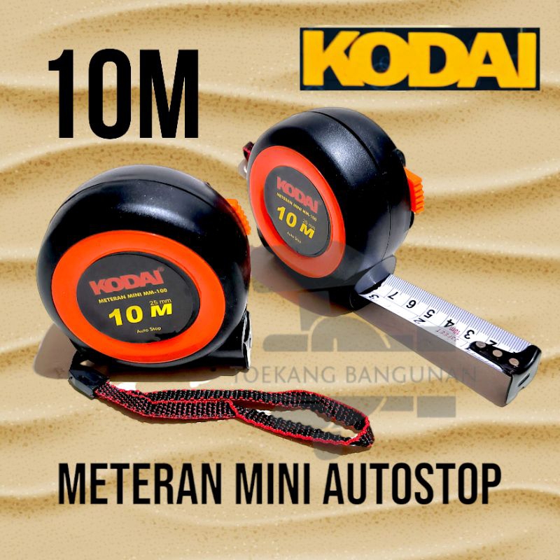 10M Kodai Meteran Mini Autostop / Meteran Rol Kodai 10 meter