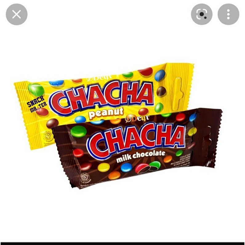 

DELFI CHACHA 10pcs (1renteng) CHACHA MILK CHOCO CHACHA PEANUT / DELFI CHA CHA COKLAT