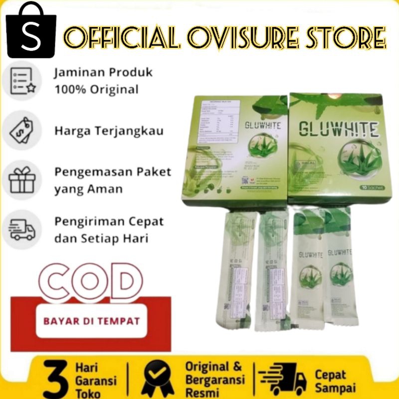 Gluwhite Asli Bpom Minuman Collagen Pemutih Badan / Kulit Original Herbal
