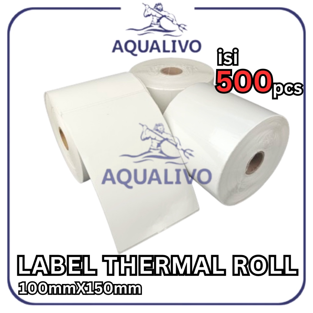 

Label Thermal 4X6 Polos 1x15 mm 5pcs Sticker Resi ART U9F3