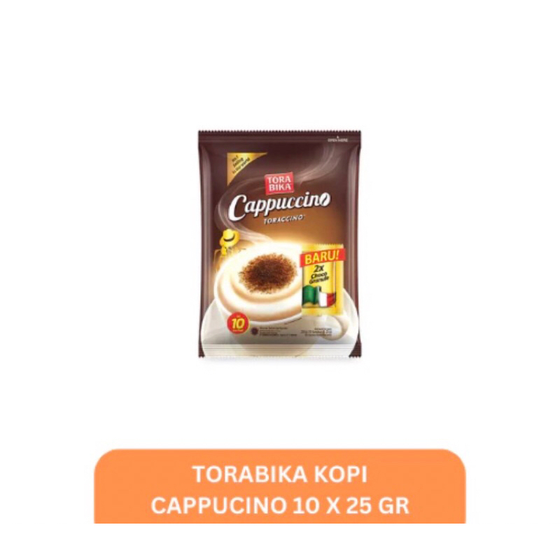 

Torabika Cappucino Renceng 10pcs @25gr