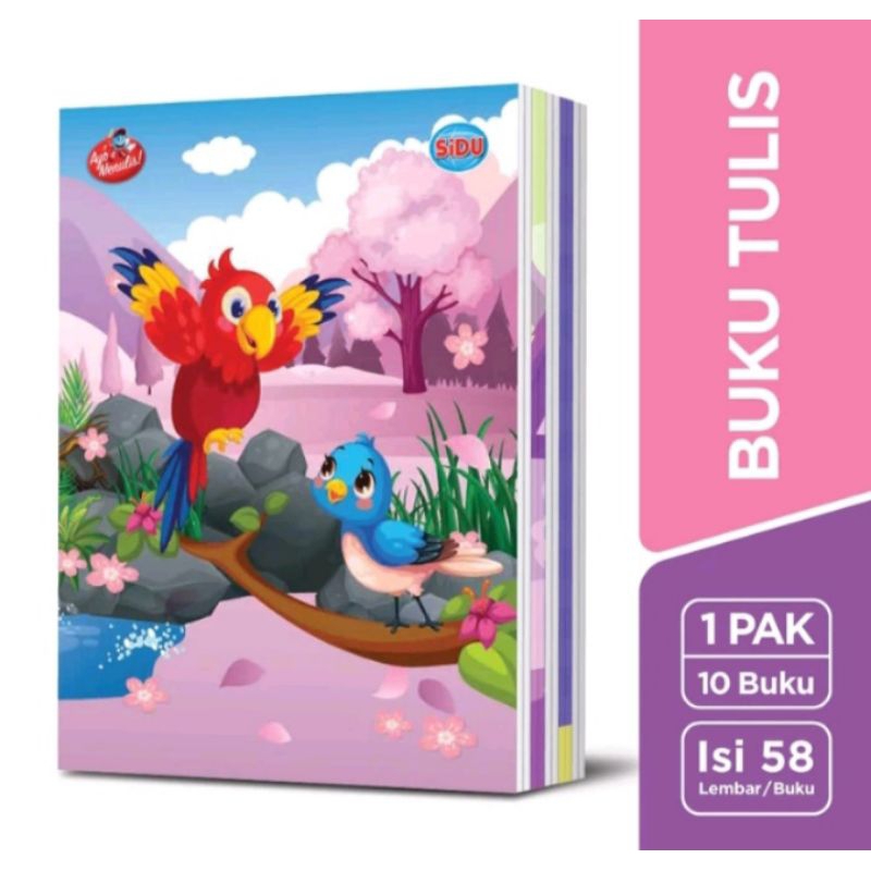 

BUKU TULIS SIDU 38 -58 LEMBAR ( 1 PAK ISI 10 PCS)