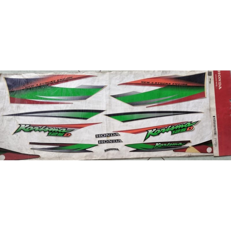 STRIPING STIKER HONDA KARISMA 125 D ORIGINAL AHM