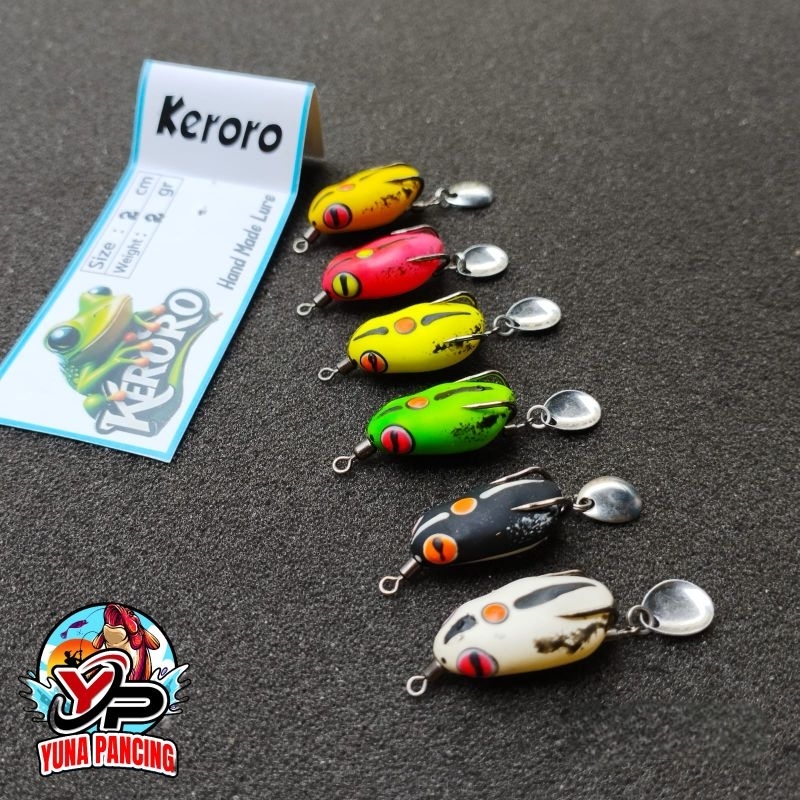 Soft Frog Mini Killer Keroro Lure Umpan Casting Gabus | Kocolan Micro Casting Lure