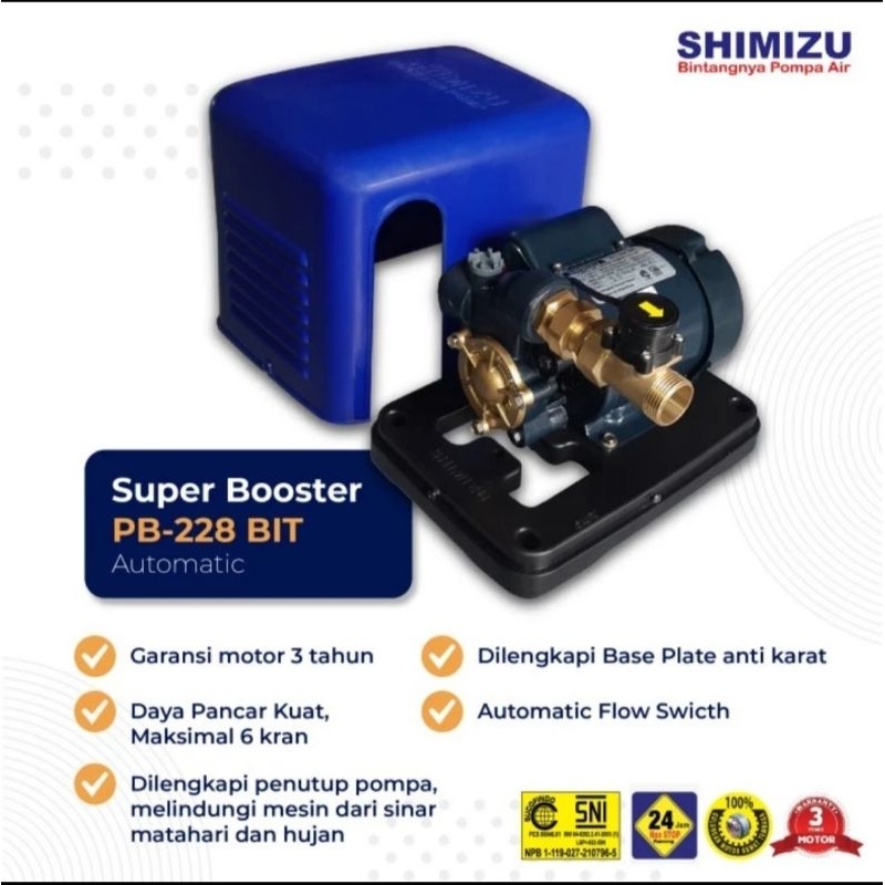 pompa pendorong SHIMIZU PB-228 BIT 200watt - booster pump shimizu PB 228 BIT