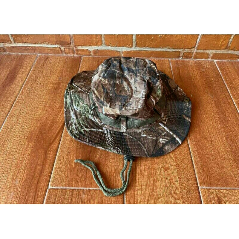 topi camo  / topi rimba / topi berburu / topi rimba import