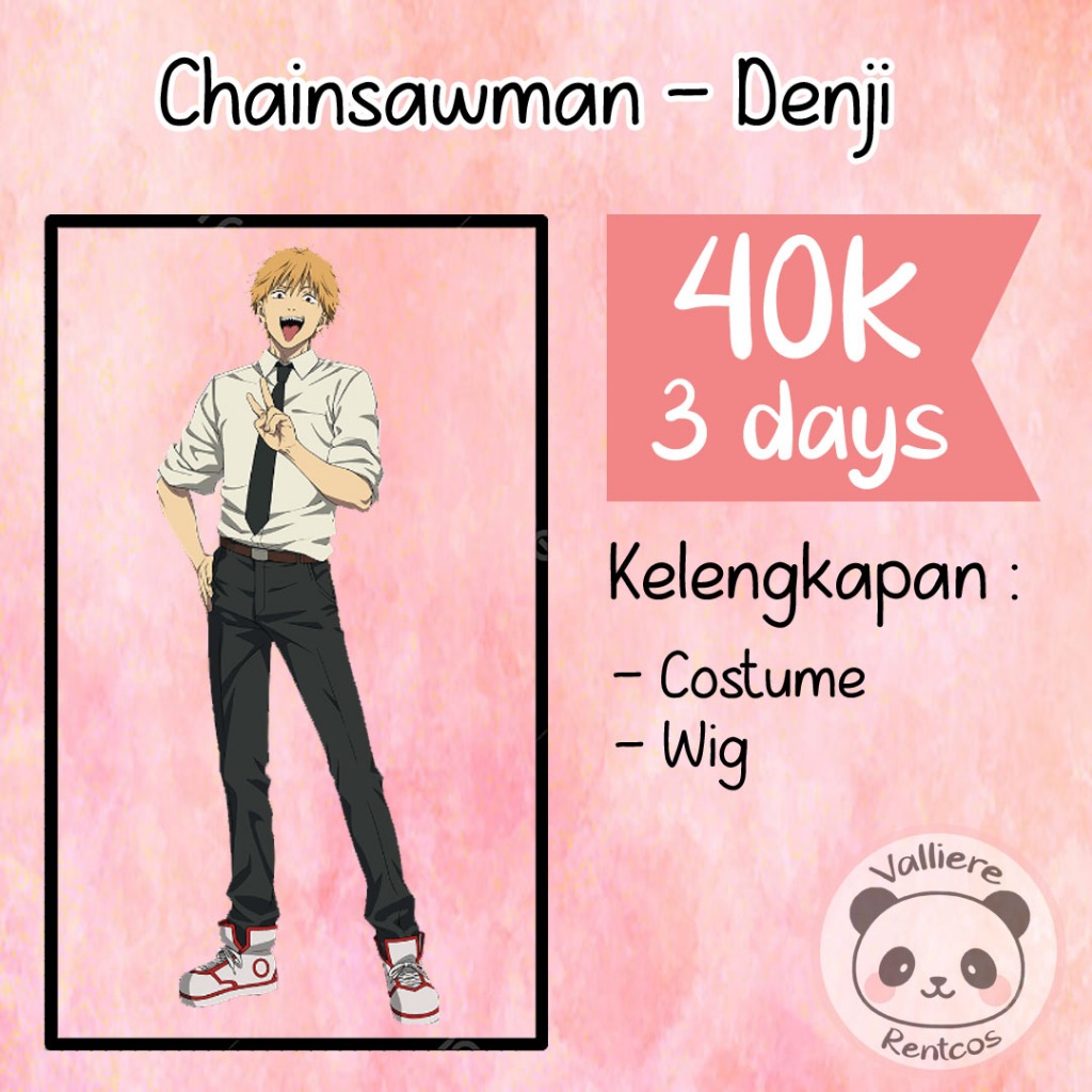 Rental kostum chainsawman Denji