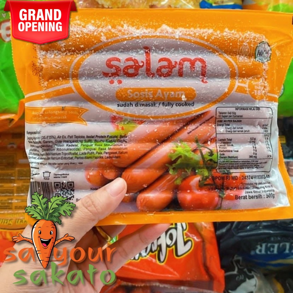 

Sosis Ayam Panjang Sudah di Masak 500gr - Saiyour Sakato