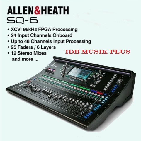 Mixer Digital Allen Heath SQ6 SQ 6 Alen Heath Original