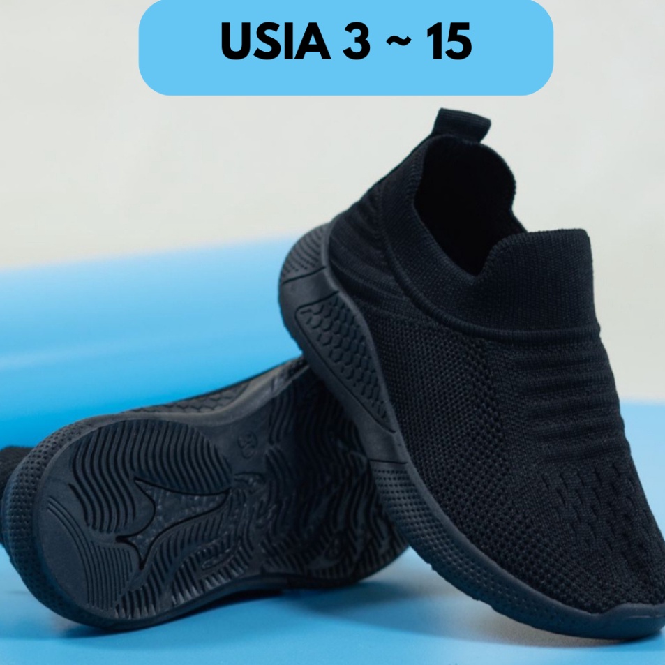 Borong Terkini  FINDME 254 SEPATU ANAK SNEAKERS PRAKTIS RINGAN NYAMAN DIPAKAI KASUAL SIMPLE BAHAN FL