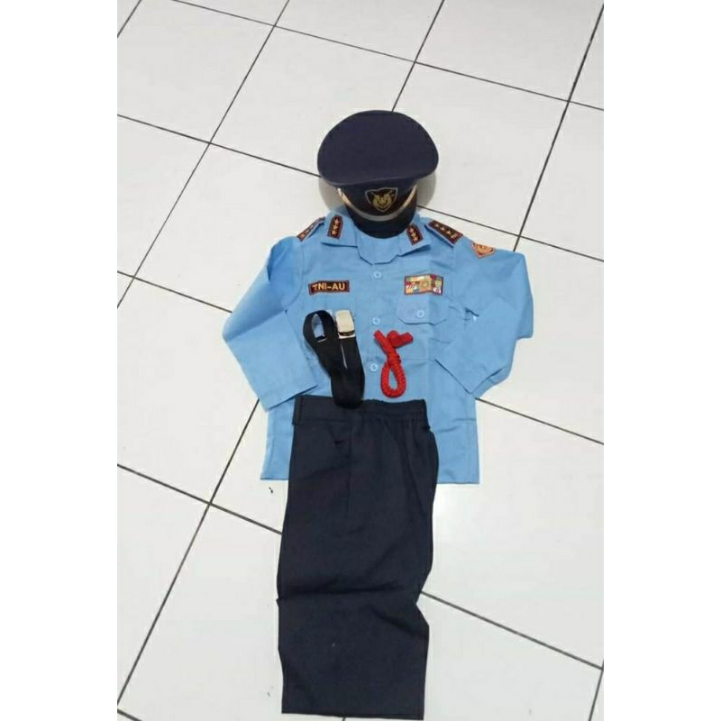 Baju seragam TNI-AU anak TK / kostum karnaval